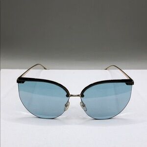 Sunglasses Salvatore Ferragamo SF 195 S 715 Shiny Gold / Azure Oversized Cat Eye Salvatore Ferragamo | Accessories | Sunglasses Salvatore  main image 2